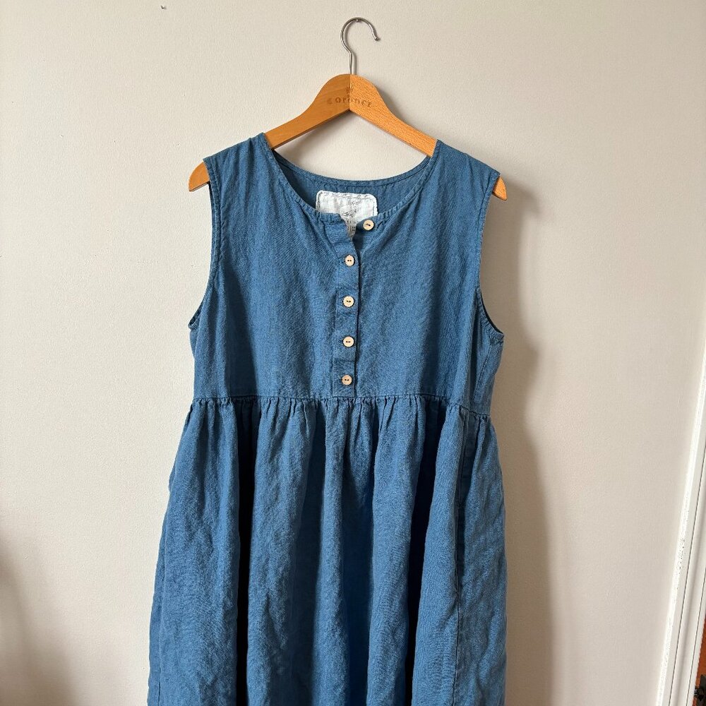NotPerfectLinen Sleeveless Maxi Mama dress